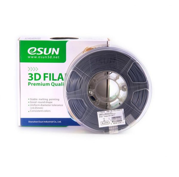 eSun ABS 1.75mm 3D Printing Filament 1kg Grey 3