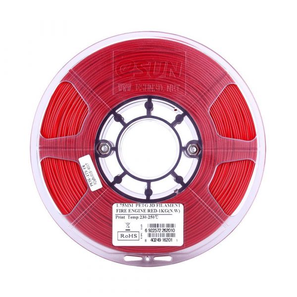 eSun PETG 1.75mm 3D Printing Filament 1kg Solid Red 2