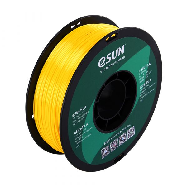 eSun eSilk PLA Filament 1.75mm 1Kg Yellow 5