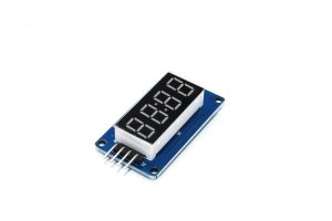 TM1637 4 Bits Digital Tube LED Display Module with Clock Display(Red)